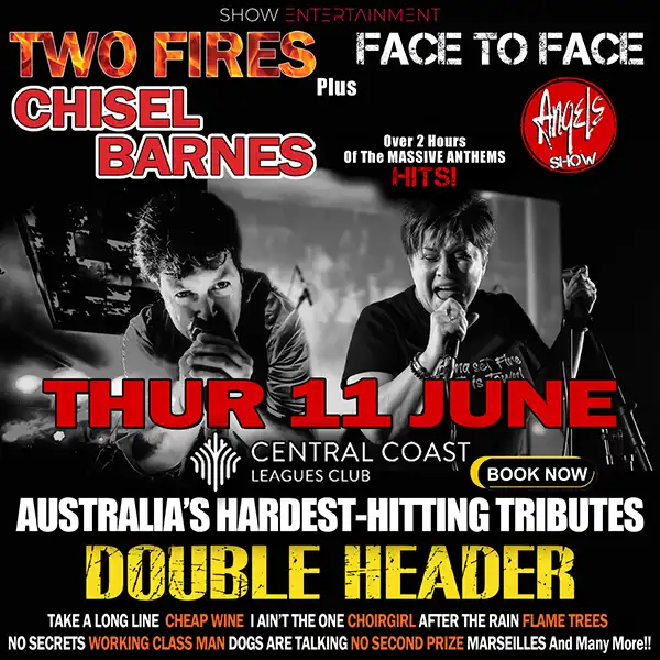 TWO FIRES Chisel Barnes Show & FACE TO FACE Angels Show