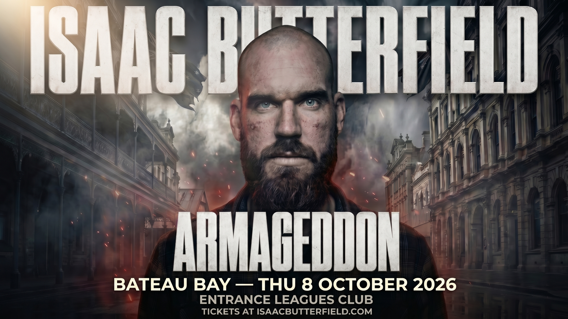 Isaac Butterfield – Armageddon | 8th Oct