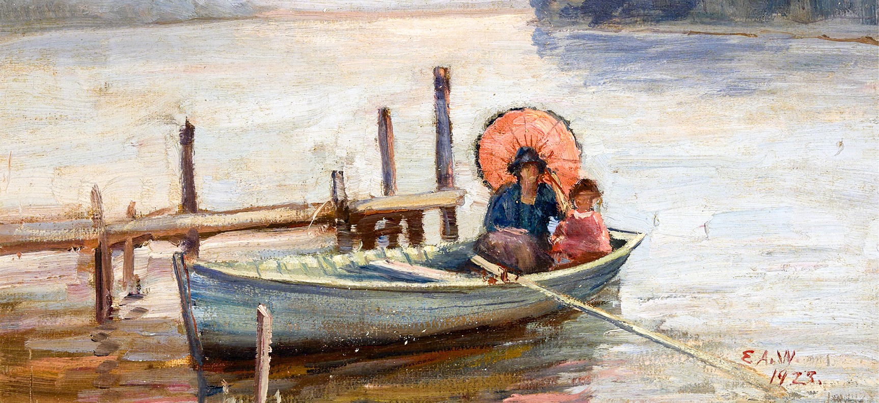 Local History: Pink Parasol Ethel Agnes Waddell The Central Coast Artist That Time Forgot At Gosford Regional Library