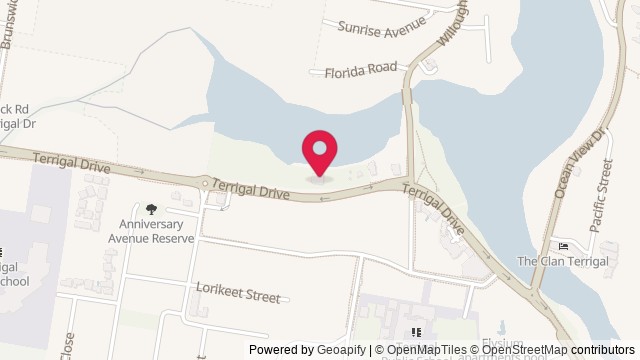 Map showing Parklife Coffee