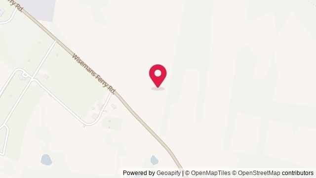 Map showing 1650 Wisemans Ferry Rd