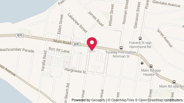 Map showing Toukley Library