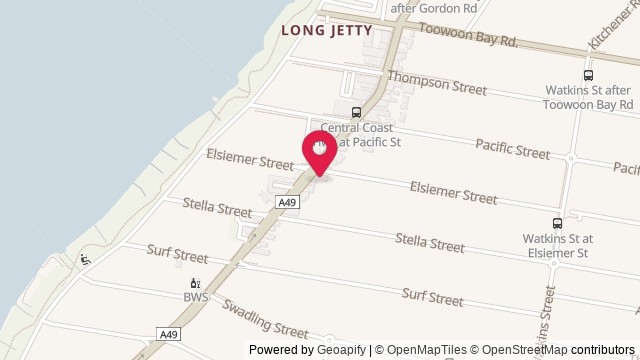 Map showing Luminary Soul Space