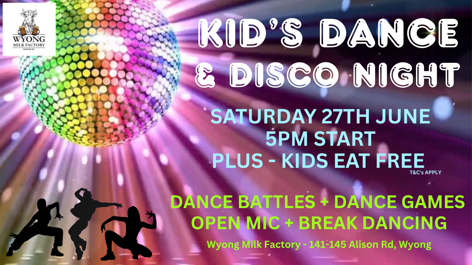Kid's Club Night: Disco & Dance Edition - Kids Eat Free