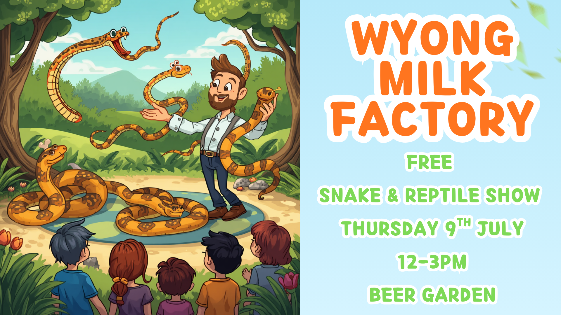 Snake & Reptile Show - July School Holidays