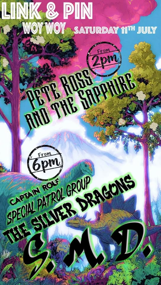 John’s 40th! S.m.d + The Silver Dragons + S.p.g + Captain Rolf + The Warts + Pete Ross &the Sapphire