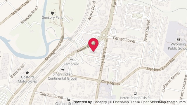 Map showing Laycock Street Community Theatre