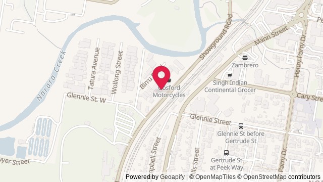 Map showing Roundabout Circus