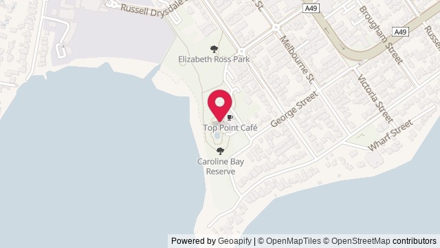 Map showing Gosford Regional Gallery