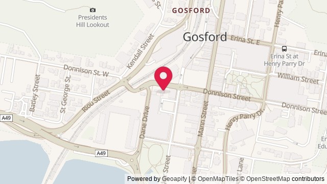 Map showing Bay Road Brewing