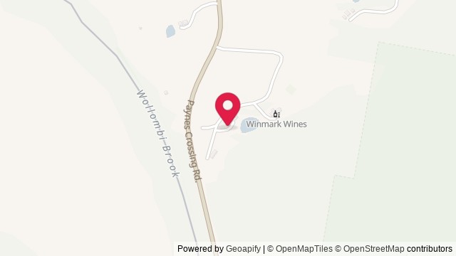 Map showing Winmark Wines and Art Gallery