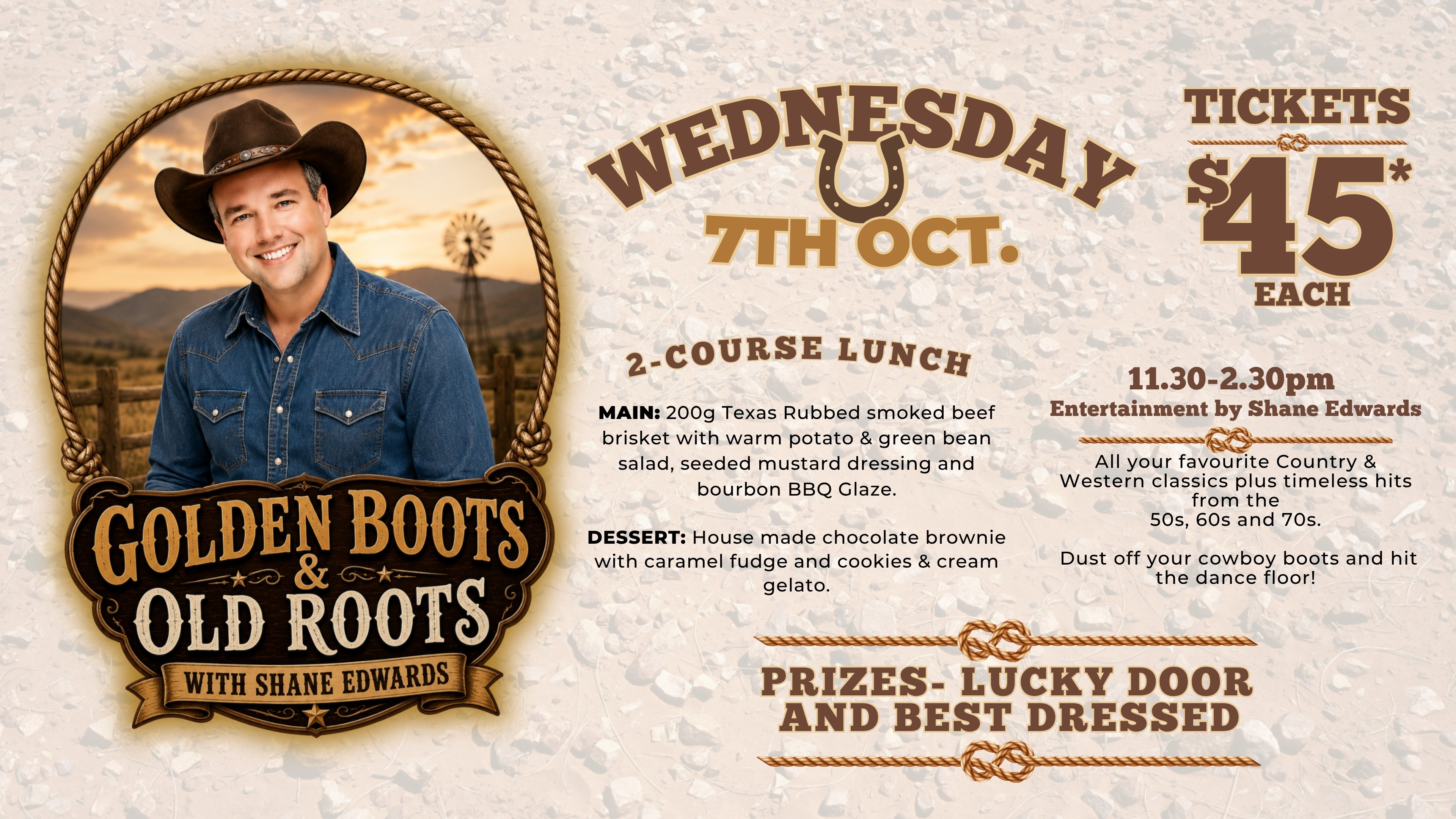 Golden Boots & Old Roots with Shane Edwards 2026
