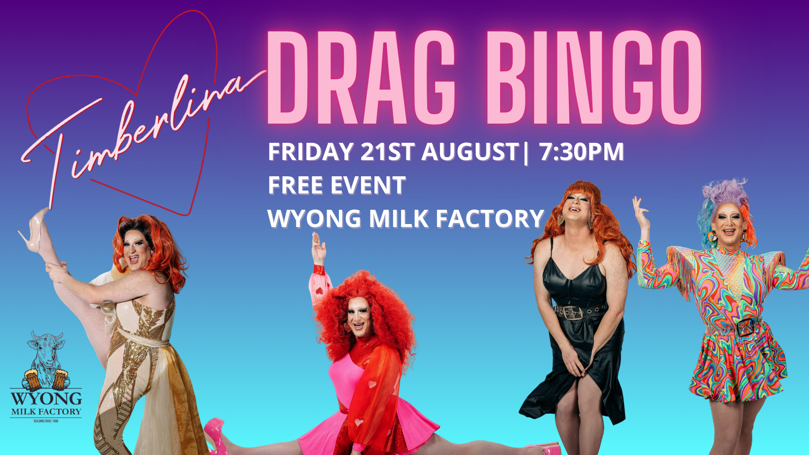 Drag Bingo | August With Timberlina