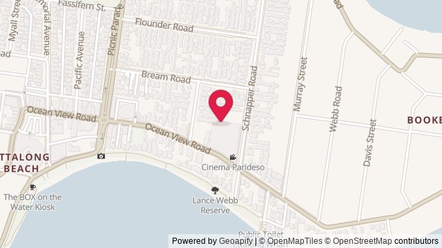 Map showing Bar Toto