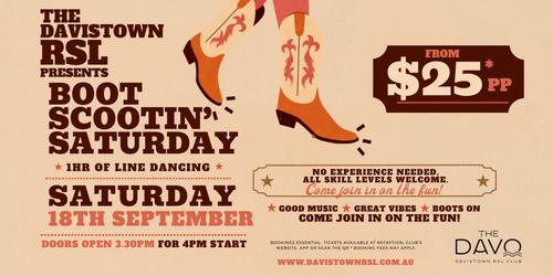 Boot Scootin' Saturday September 2026