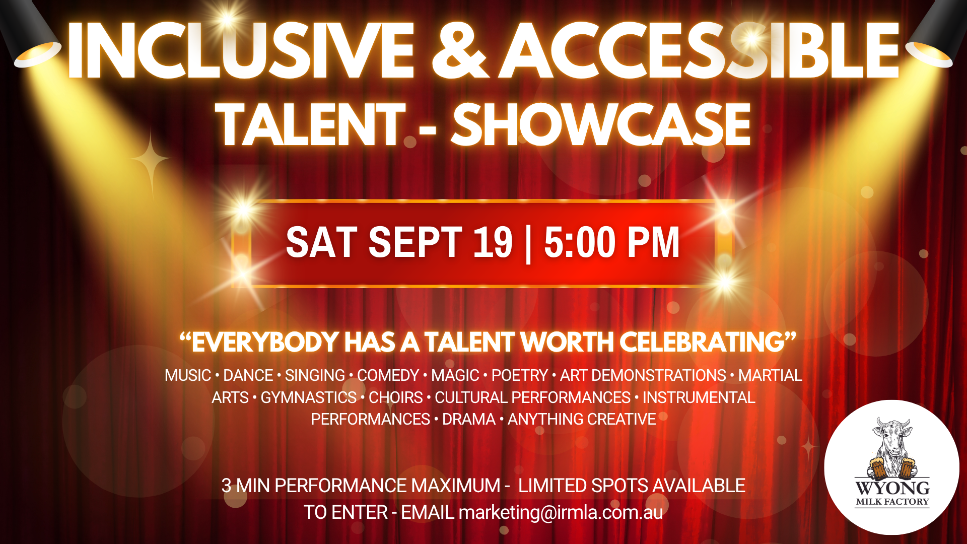 Inclusive & Accessible Talent Showcase