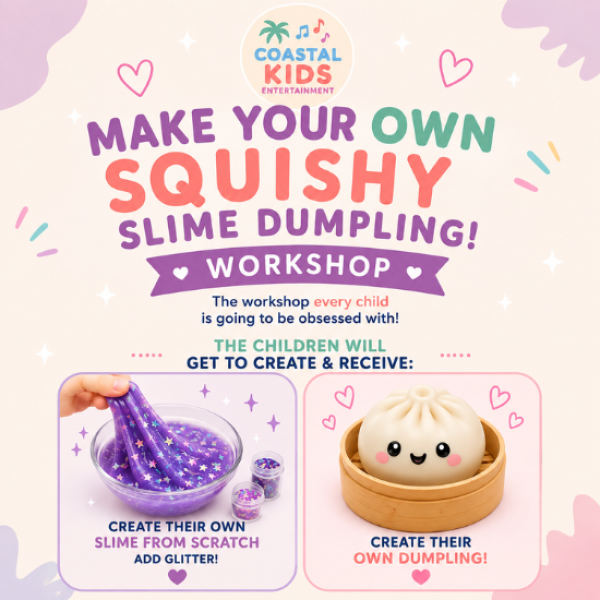 Make your own Squishy Slime Dumpling workshop
