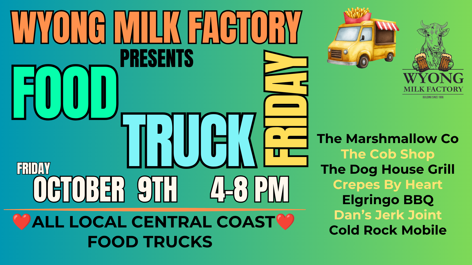 Food Truck Friday - OCTOBER 2026