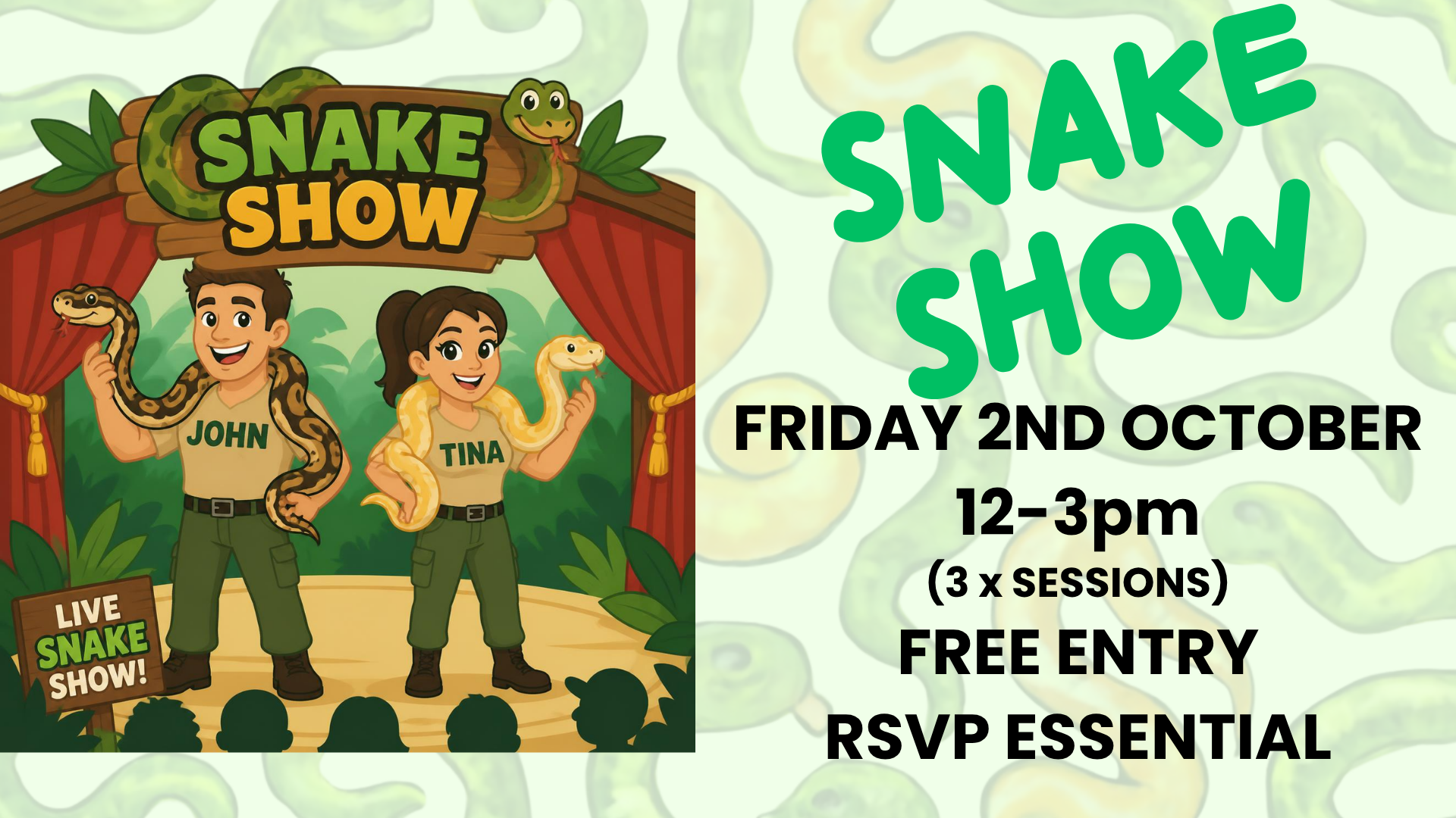 Snake Show - October School Holidays