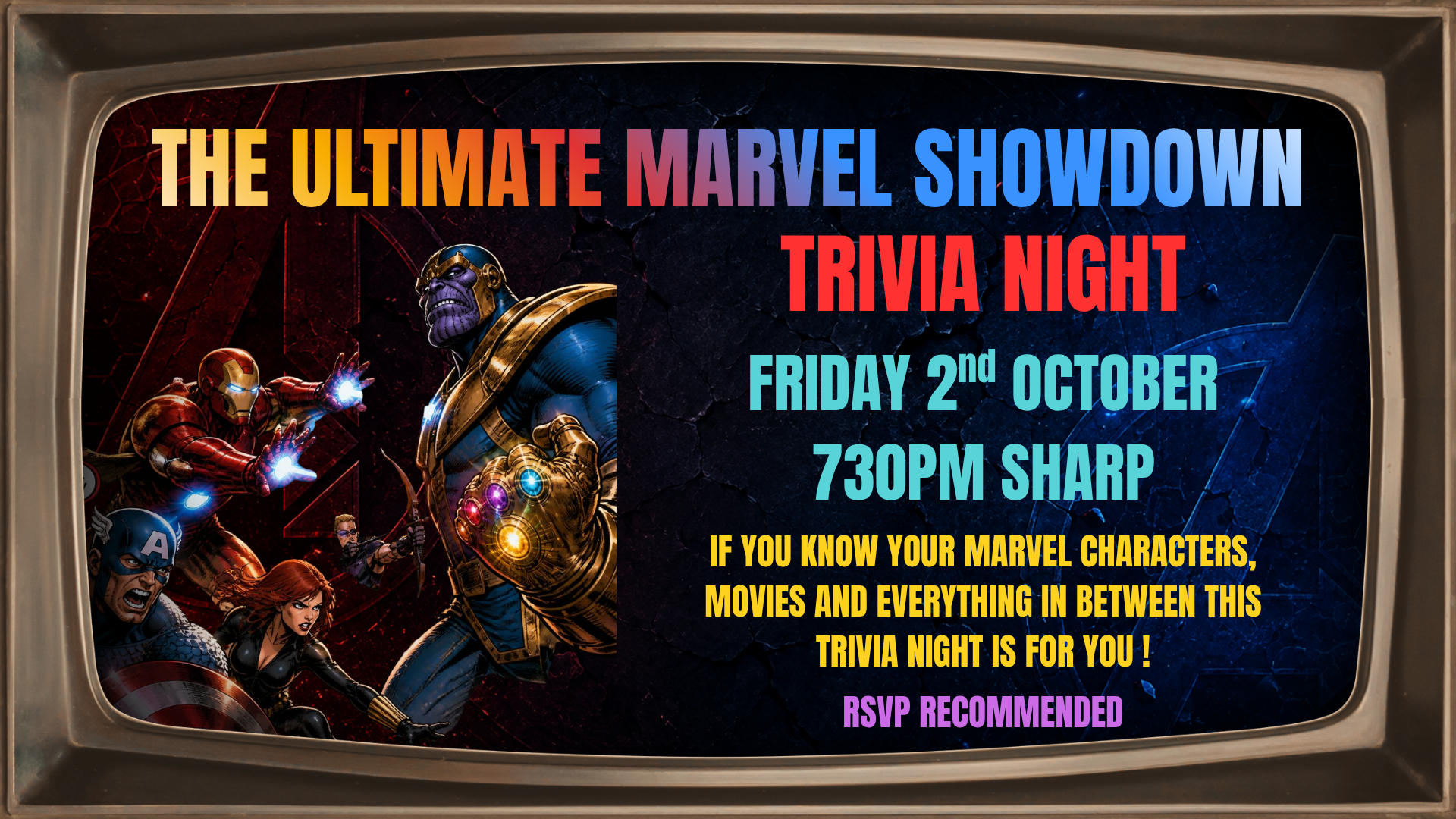 Everything Marvel Trivia Night - Superhero Editon