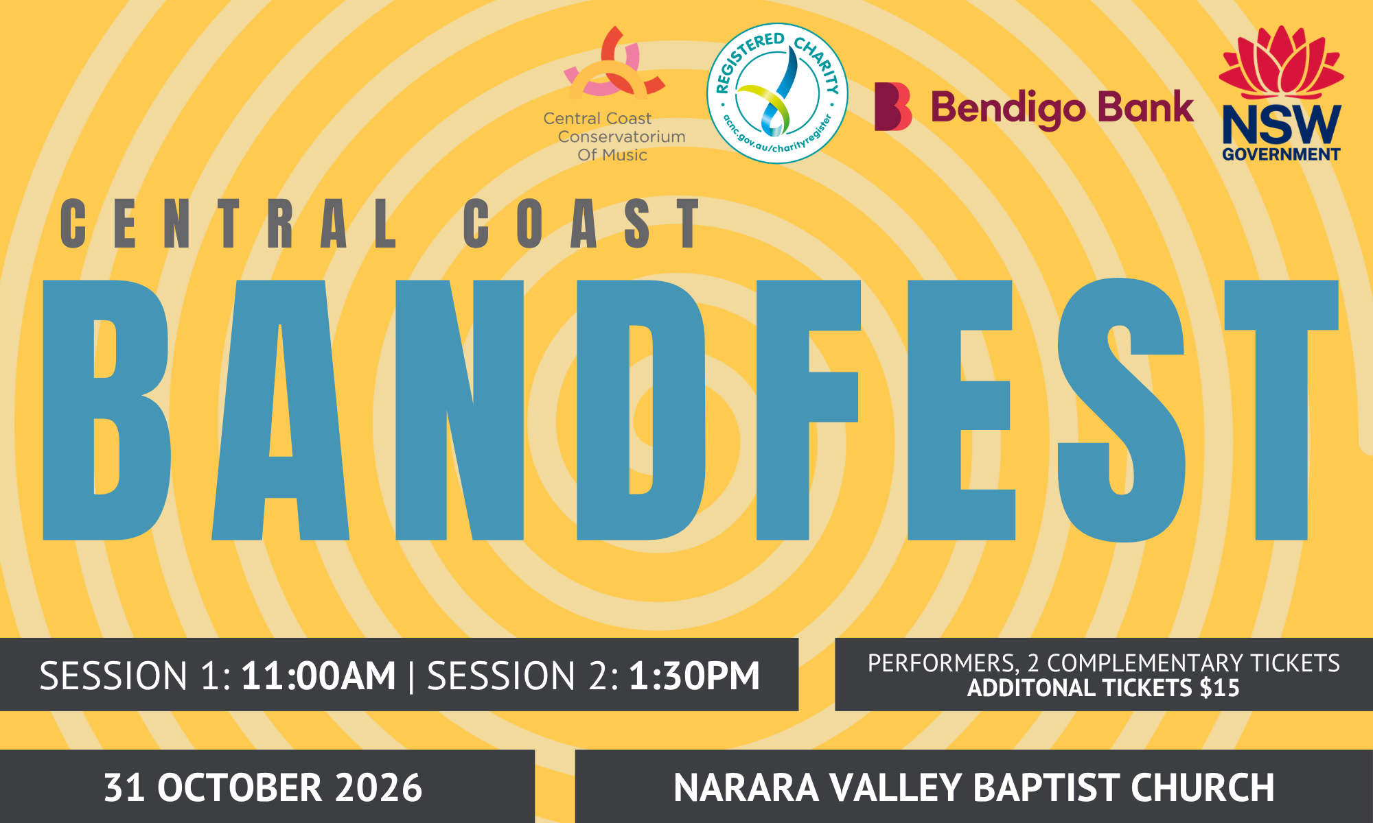 Central Coast Band Fest 2026
