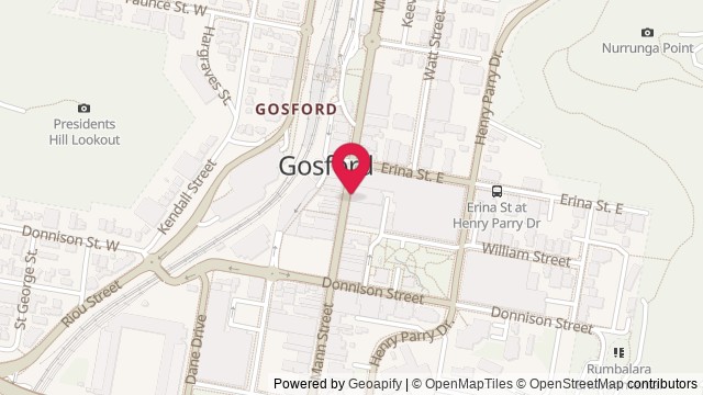 Map showing Railway Hotel