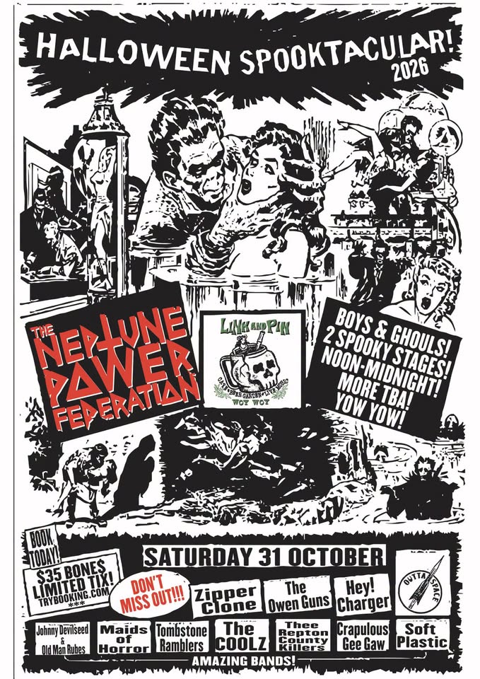 Halloween Spooktacular! Neptune Power Federation + Very Special Guests!