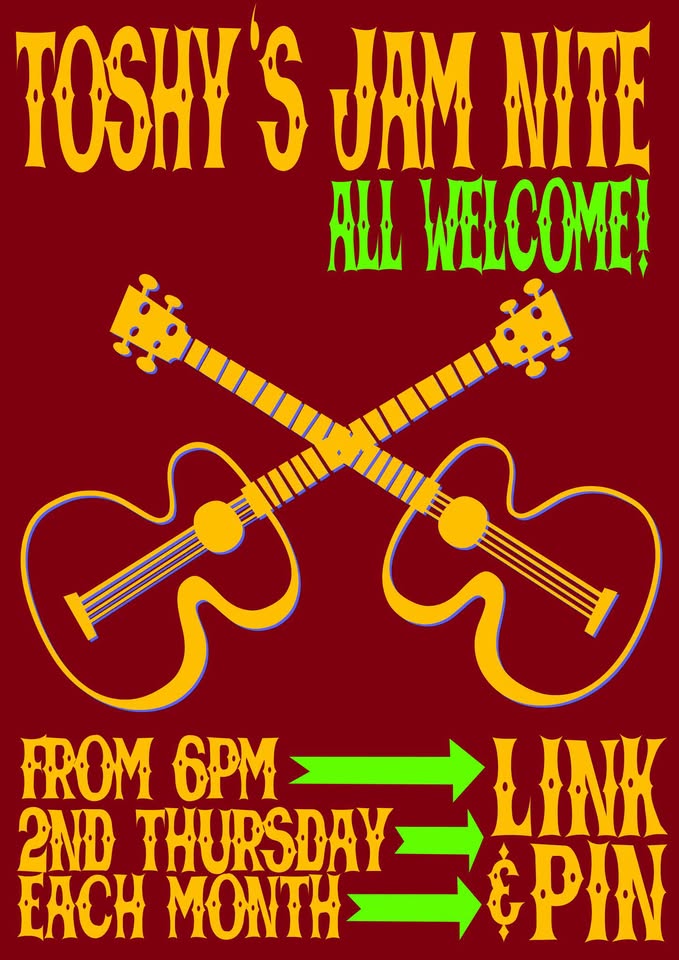 TOSHY'S JAM NITE - @ LINK & PIN! All ages + abilities!