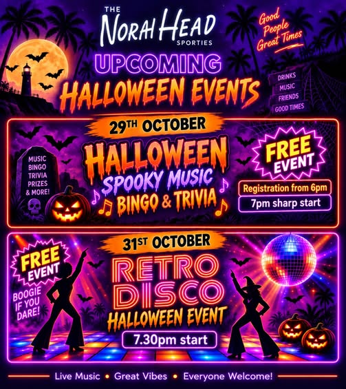 Halloween hits Norah Head Sporties
